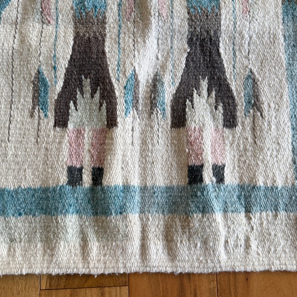 Vintage Navajo style Yei rug. - Picture 4 of 5
